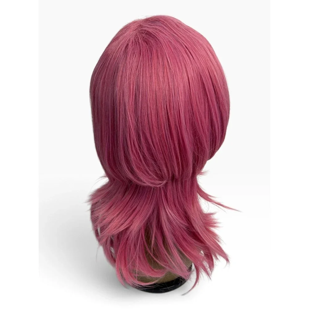 Women’s Pink Shoulder Length Wig